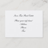 Carte De Visite Immobiliers (Dos)