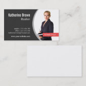 Carte De Visite Immobiliers d'agent immobilier professionnel (Devant / Derrière)