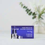 Carte De Visite Immobiliers de construction de promotion (Debout devant)