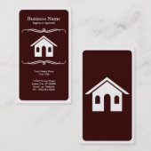 Carte De Visite immobiliers de mod (Devant / Derrière)
