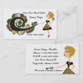 Carte De Visite Immobiliers faits sur commande (Devant / Derrière)