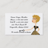 Carte De Visite Immobiliers faits sur commande (Dos)