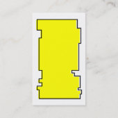 Carte De Visite impair jaune (Dos)
