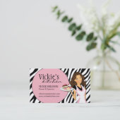 Carte de visite impertinent de boulangerie (Debout devant)