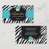 Carte de visite impertinent de petit gâteau de (Devant / Derrière)