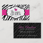 Carte de visite impertinent de petit gâteau de (Devant / Derrière)