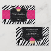 Carte de visite impertinent de petit gâteau de (Devant / Derrière)