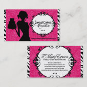 Carte de visite impertinent de petit gâteau de (Devant / Derrière)