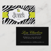 Carte de visite impertinent de petit gâteau de (Devant / Derrière)