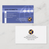 Carte De Visite Importation globale de la ligne de flèche créative (Devant / Derrière)