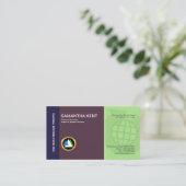 Carte De Visite Importations globales dynamiques concises (Debout devant)