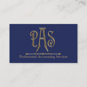 Carte De Visite Impôts sur les sociétés d'expert-comptable de (Dos)