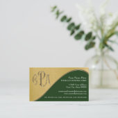 Carte De Visite Impôts sur les sociétés d'expert-comptable de CPA (Debout devant)