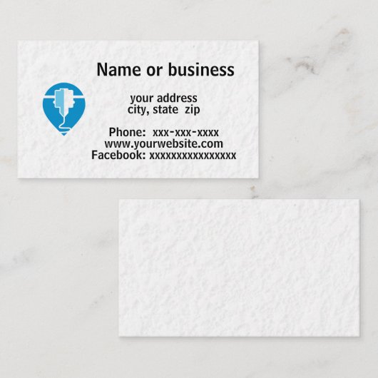 Carte De Visite Impression 3D (Devant / Derrière)