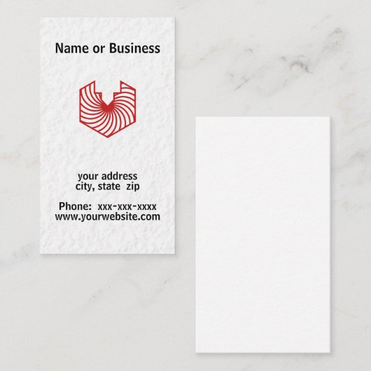 Carte De Visite Impression 3D (Devant / Derrière)