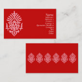 Carte De Visite Impression bloc Inde (Devant / Derrière)