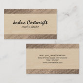 Carte De Visite Impression bois (Devant / Derrière)