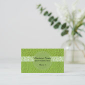 Carte De Visite Impression d'animal sauvage vert (Debout devant)