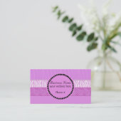 Carte De Visite Impression d'animal sauvage violet (Debout devant)
