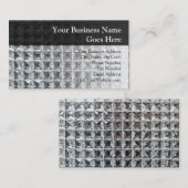 Carte De Visite Impression de bloc de glace cristallin (Devant / Derrière)