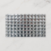 Carte De Visite Impression de bloc de glace cristallin (Dos)