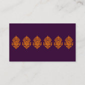Carte De Visite Impression de bloc Inde (Dos)