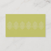 Carte De Visite Impression de bloc Inde (Dos)