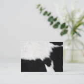 Carte De Visite Impression de la vache (Debout devant)