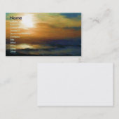Carte De Visite Impression de lever de soleil (Devant / Derrière)