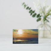 Carte De Visite Impression de lever de soleil (Debout devant)