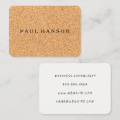 Carte De Visite Impression de liège (Devant / Derrière)