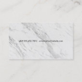 Carte De Visite Impression de marbre Elite Personal Trainer (Dos)