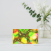 Carte De Visite Impression de métal liquide abstrait (Debout devant)