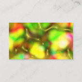 Carte De Visite Impression de métal liquide abstrait (Devant)