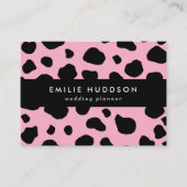 Carte De Visite Impression de vache, Motif de vache, Spots de vach (Devant)