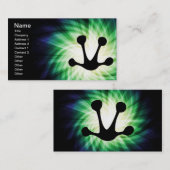 Carte De Visite Impression du pied de grenouille (Devant / Derrière)