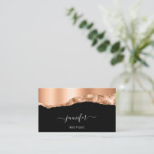 Carte De Visite Impression durable avec le logo QR Code (Debout devant)