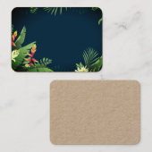 Carte De Visite Impression hawaïenne (Devant / Derrière)