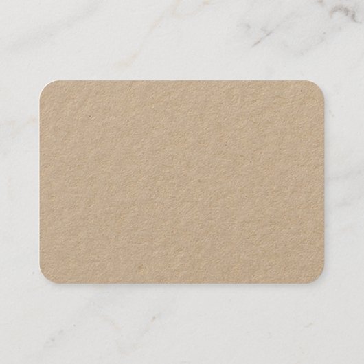 Carte De Visite Impression hawaïenne (Dos)