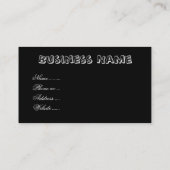 Carte De Visite Impression Hawaiian Sunset (Dos)