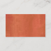 Carte De Visite Impression rouillée (Dos)