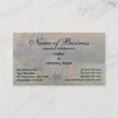 Carte De Visite Impression, Soleil levant par Claude Monet (Devant)