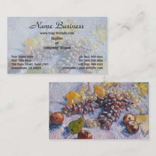 Carte De Visite Impression sur toile d'art de Van Gogh Raisins et