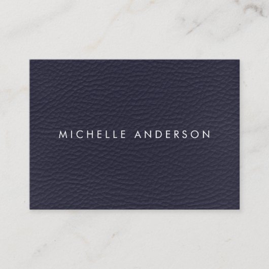 Carte De Visite Impression textuelle minimaliste (Devant)