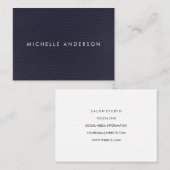 Carte De Visite Impression textuelle minimaliste (Devant / Derrière)