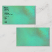 Carte De Visite Impression verte (Devant / Derrière)