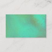 Carte De Visite Impression verte (Dos)