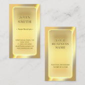 Carte De Visite Impressionnante barre de briques brillantes Look a (Devant / Derrière)