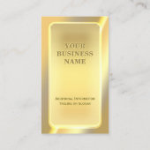 Carte De Visite Impressionnante barre de briques brillantes Look a (Dos)