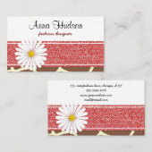 Carte De Visite Imprimée de girafe, Giraffe Brown, Poster de anima (Devant / Derrière)